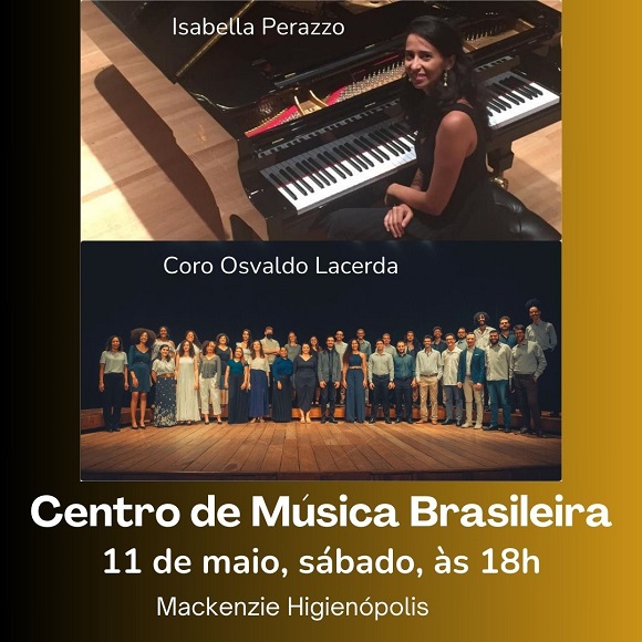 Centro de Música Brasileira apresenta canto e piano no Mackenzie Higienópolis