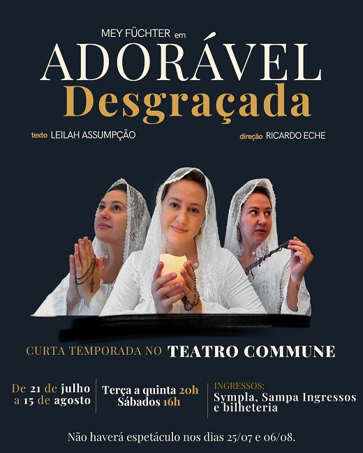 Teatro Brasileiro de Munique estreia a Adorável Desgraçada de Leilah Assumpção no Teatro Commune